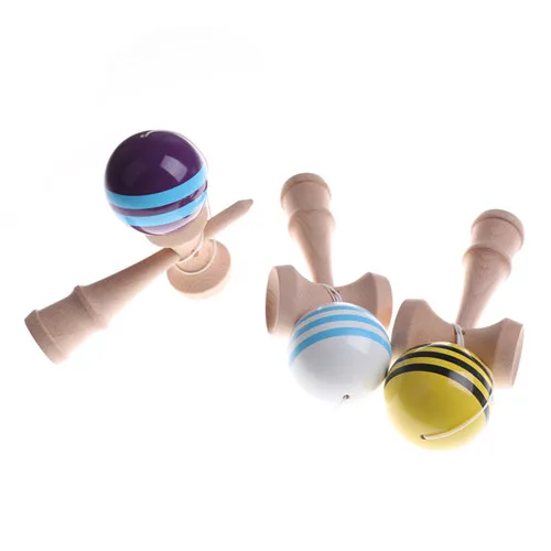 Деревянные Kendama координатный мяч японский традиционный жонглирование дети