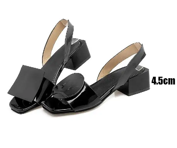 Женские босоножки с квадратным носком ertzk летние на высоком каблуке