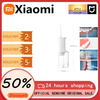mijia original millet electric oral irrigator meo70 portable oral food residue washing ultrasonic tooth cleaner 1400 minutes