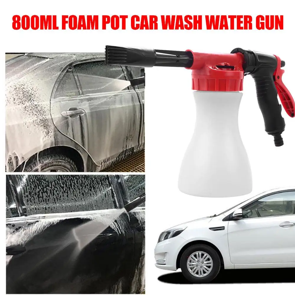 

Vehemo with Adapter Snow Foam Lance Car Foamer Wash Bottle Maintenance Tool for Pressure Washer Gun Universal Sprayer Tube