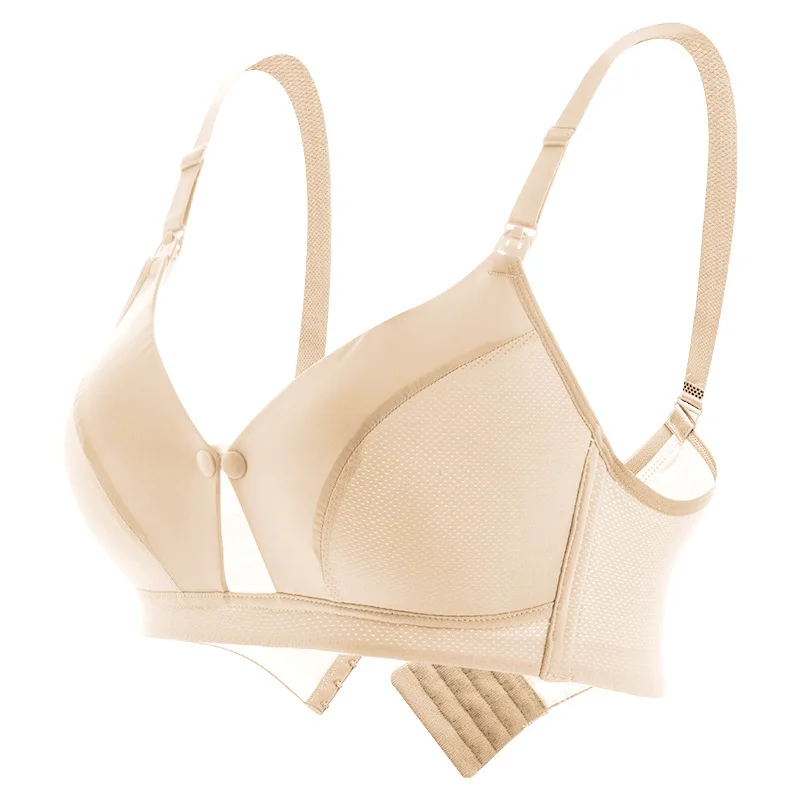 Бюстгальтер для кормящих матерей с хлопковой подкладкой без косточек |