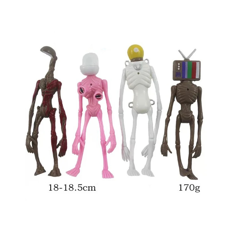 Sirenhead Figure Horror Models Funny Head Toys Pvc Model Dolls Set Handmade Ornament