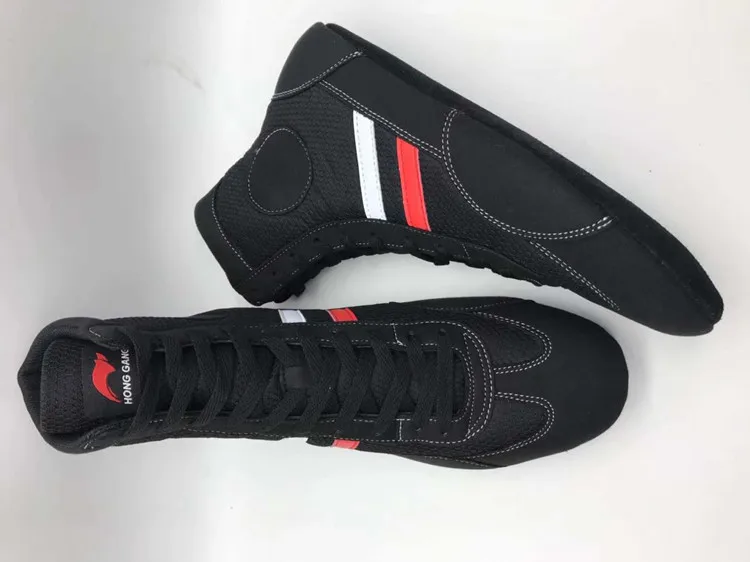 Домашняя мужская Профессиональная Обувь для бокса борьбы тяжелой атлетики обувь