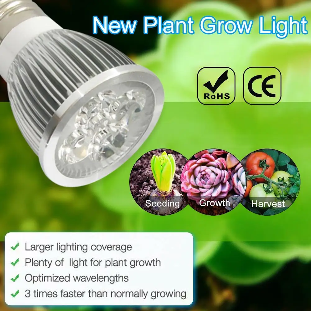 E27 светодиодный внутренняя промышленная лампа 5-бусины освещение для теплицы