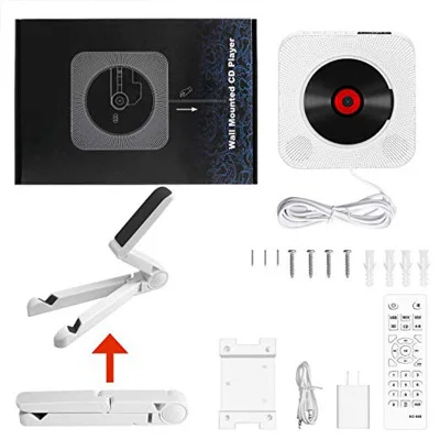 

HiFi Portable CD Player Bluetooth Wall Mounted Speaker MP3 Music Player FM Audio Radio Speaker Stereo prenatal education machine