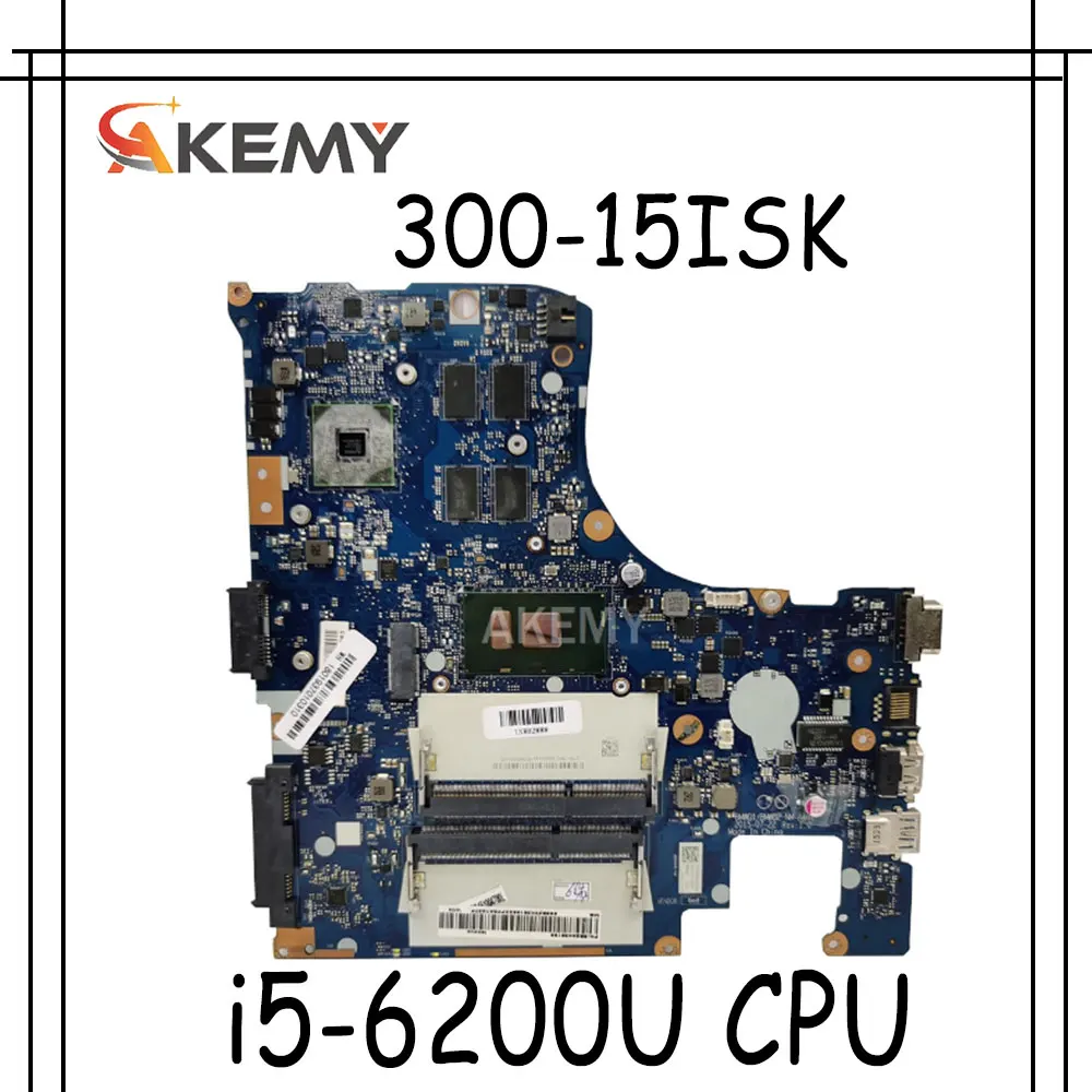 BMWQ1 BMWQ2 NM A481 для Lenovo IdeaPad 300 15 15ISK материнская плата ноутбука 6 дюймов SR2EY i5 6200U CPU Radeon R5