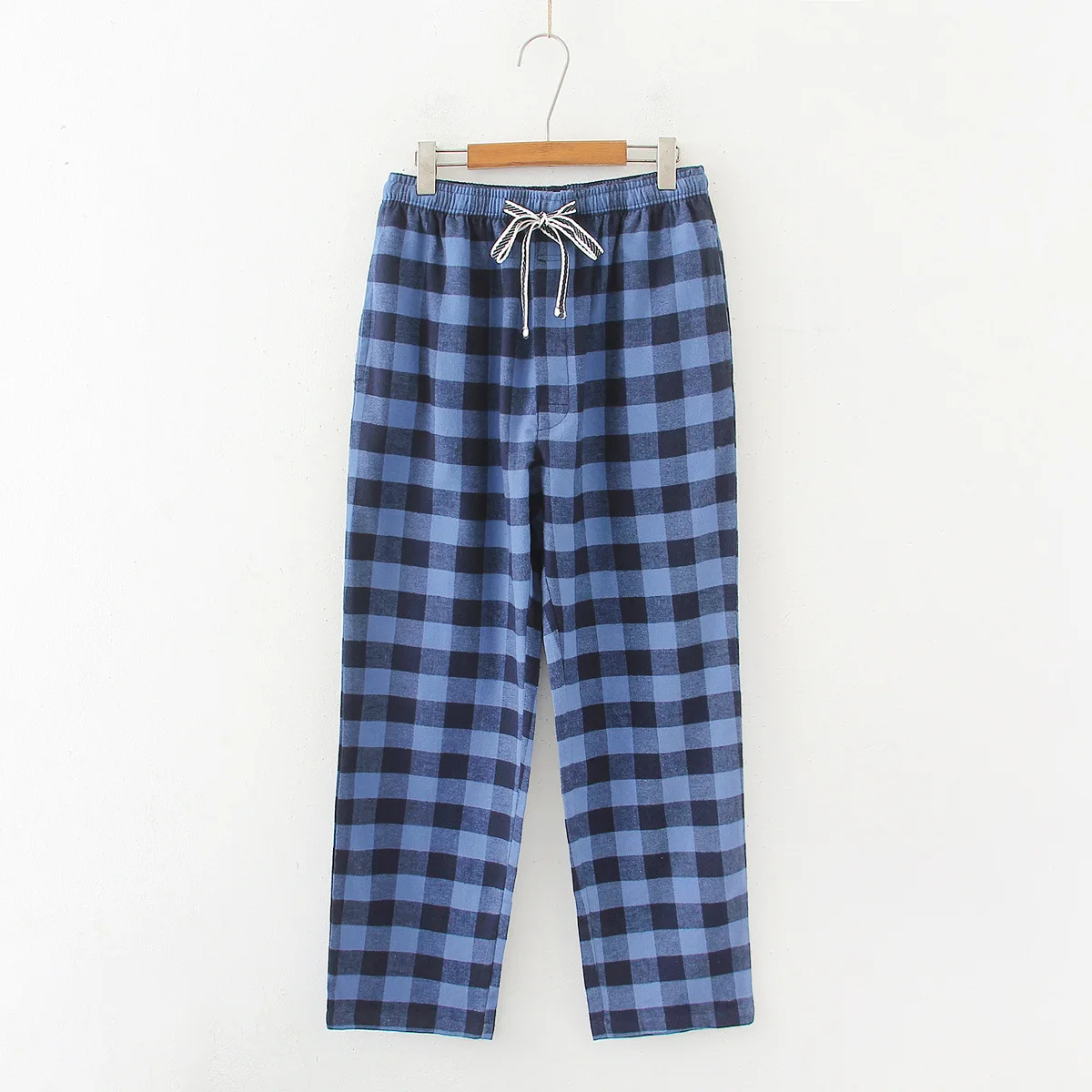 Spring Autumn Men 100%Cotton Pajama Pants Male Plaid Trousers Men Casual Pantalone pijama hombre lounge wear Sleep Bottoms S-XXL mens pjs