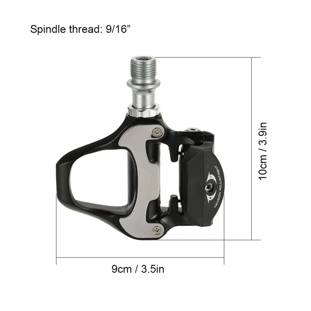 

Road Bike Clipless Pedals Single-sided 6 Degree Float Self-locking Pedals Biking Cycling