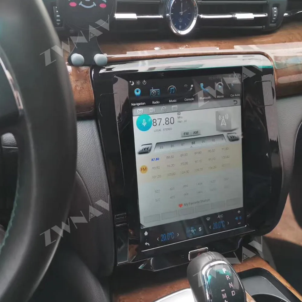 Автомобильный мультимедийный плеер для Maserati Quattroporte 2013 2014 2015 2016 PX6 в стиле Tesla Android 9