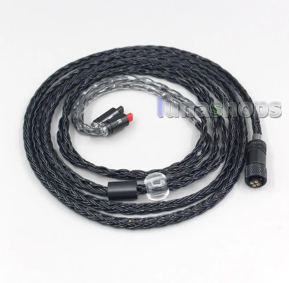 Кабель для наушников LN006967 16-жильный черный OCC шикарный все в 1 Audio-Technica ATH-IM50 IM70 ath-IM01