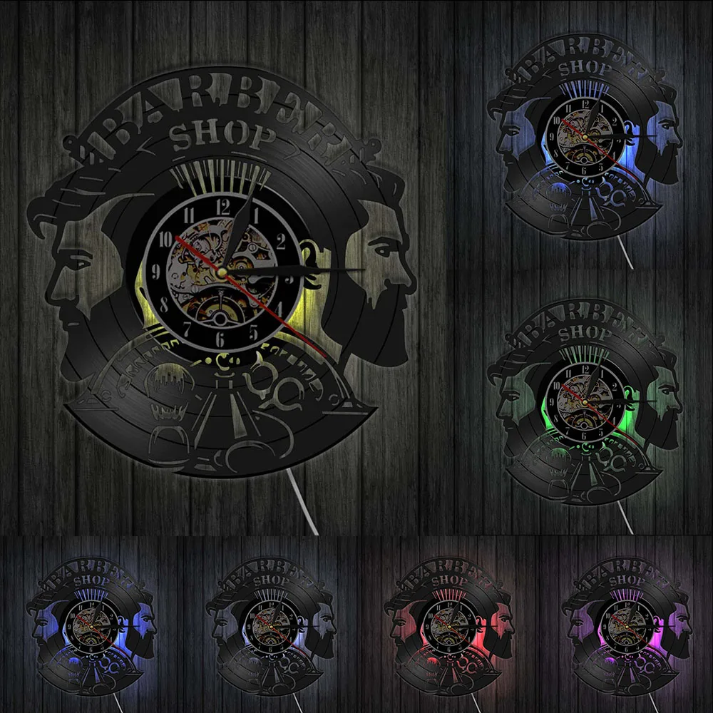 Парикмахерские принадлежности виниловые часы для парикмахеров