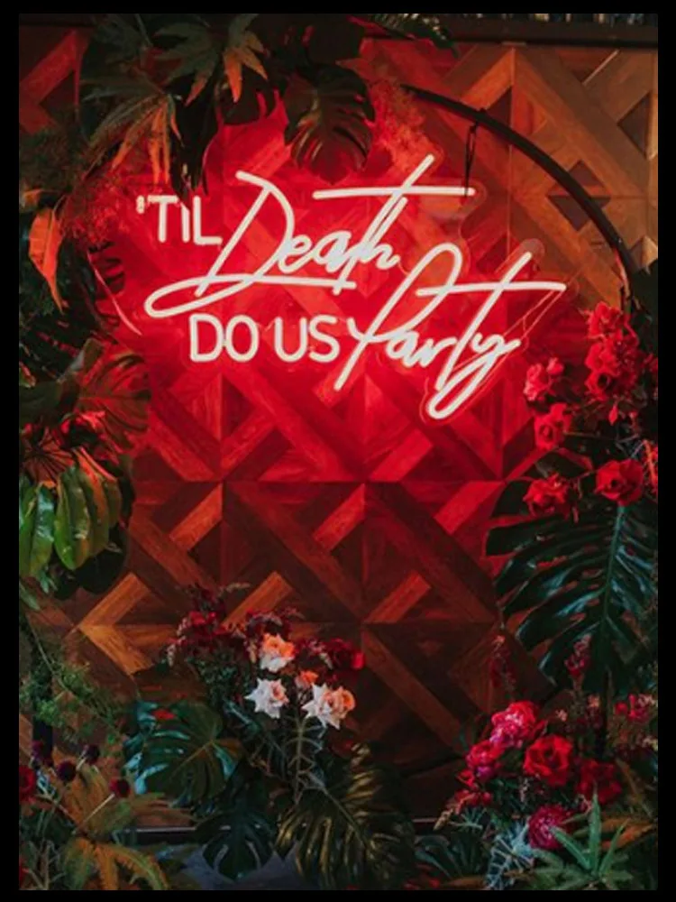 

Neon Sign For Till death do us party power wedding display light Neon Signs For Home Pabs Neon Sign Neon Signs For Bar signage