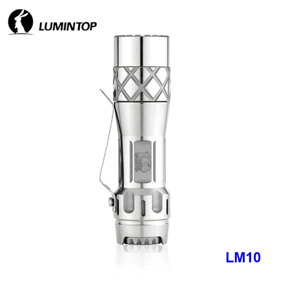 Фонарик Lumintop LM10 светодиодный из титанового сплава 2800 люмен 18650 | Лампы и освещение