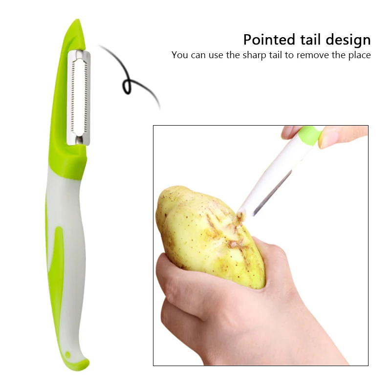 

Vegetable Fruit Peeler Knife Stainless Steel Peeler Zester Knife Vegetable Slicer Paring Knife Razor Sharp Cutter Kitchen Tools