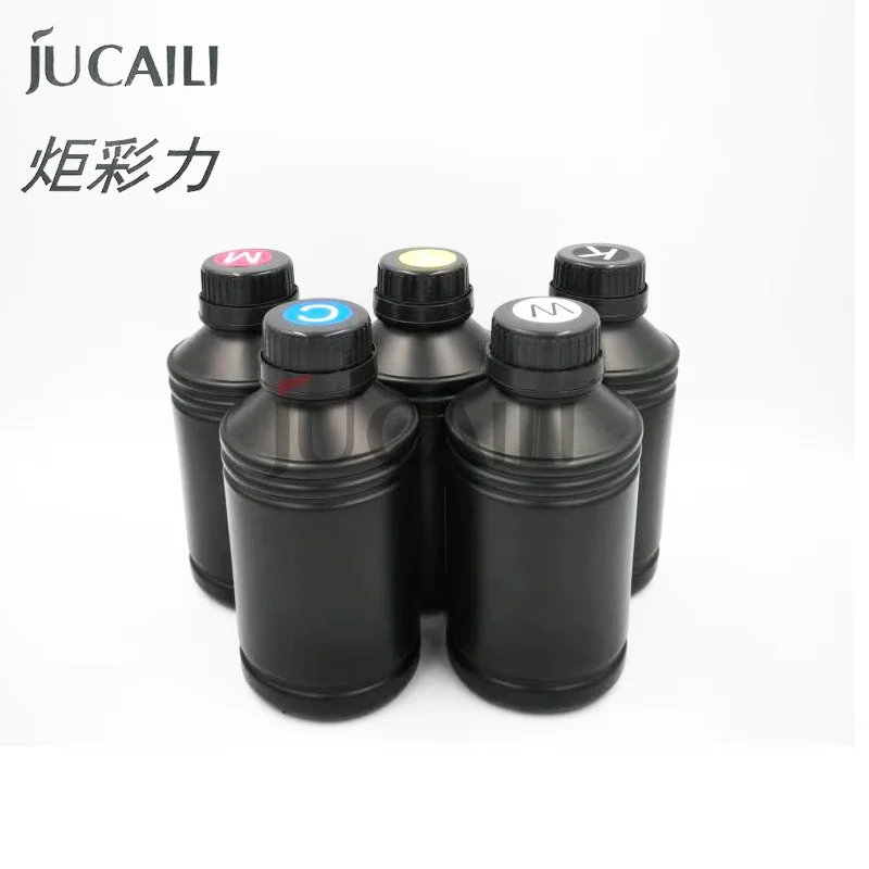

Jucaili 500ml LED UV Ink for soft material for Epson XP600/DX5/DX7 Printhead for Xuli Allwin Human Large Flatbed Inkjet Printer