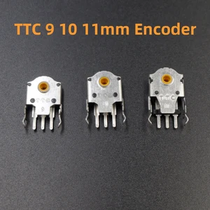 2pcs Original TTC Mouse Encoder Highly Accurate 9 10 11mm yellow Core Solve sensei TEN RIVAL 300 310 g102 304 G703 wheel problem
