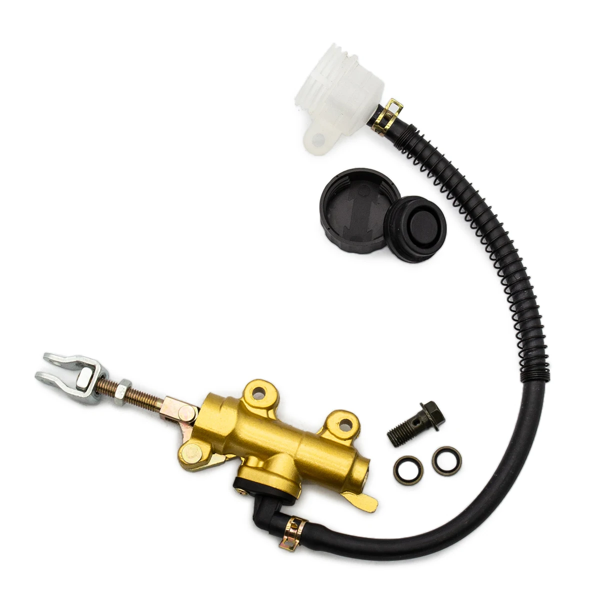 Насос заднего тормоза мотоцикла длинная труба 12 мм ножная гидравлическая