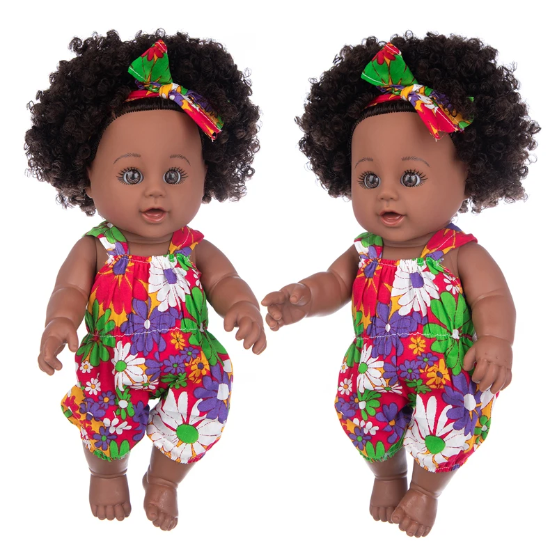 

Printing12Inblack doll Movable Joint Toy Christmas Best Gift For Baby Girl Mini Cute Explosive hairstyle Doll Children Gift