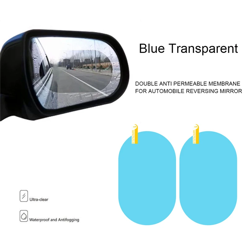 

Car Sticker Anti-Fog Film Rainproof Rear View Mirror Protective For Bmw e46 Ford focus 2 Volkswagen Audi a3 Golf4 Car Accessries
