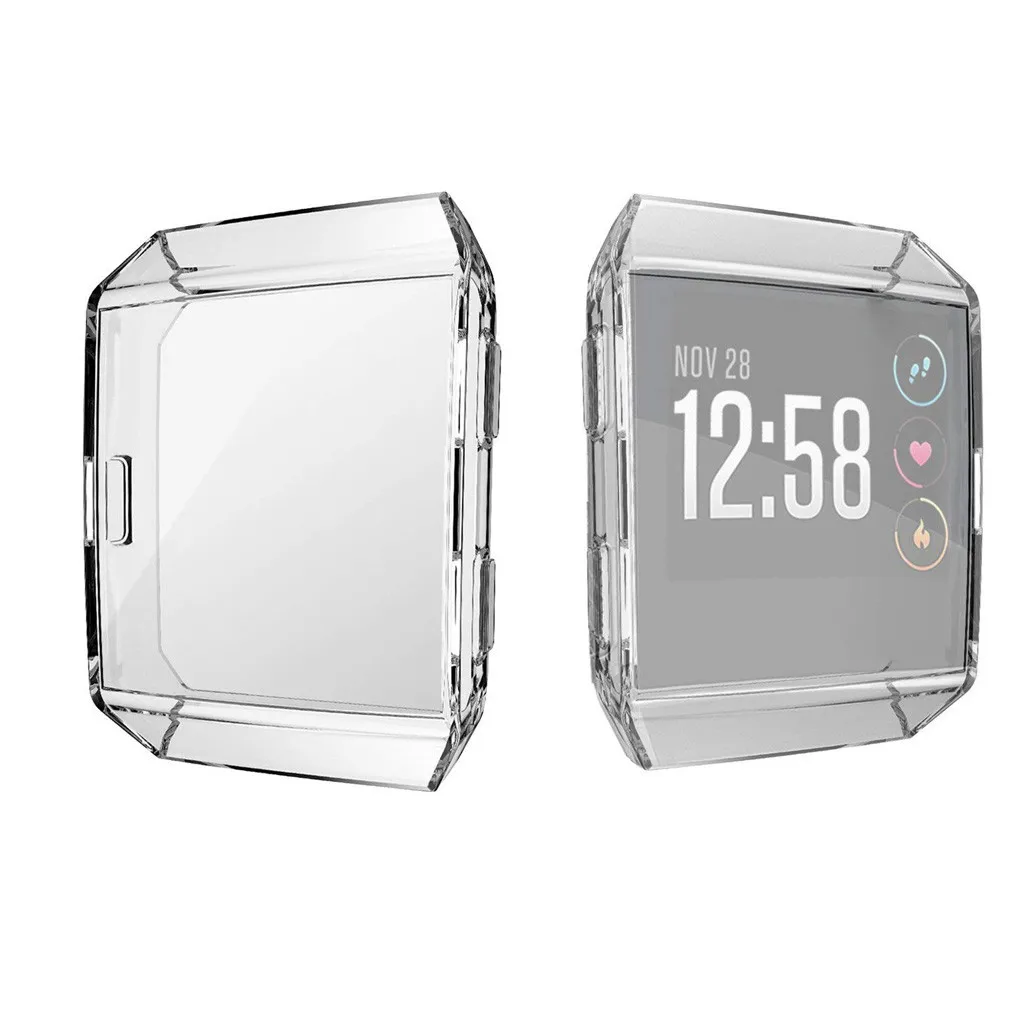 20/все вокруг экрана Защитный чехол для Fitbit Ionic Смарт часы покрытие из ТПУ протектор экрана закаленное 3D полное покрытие