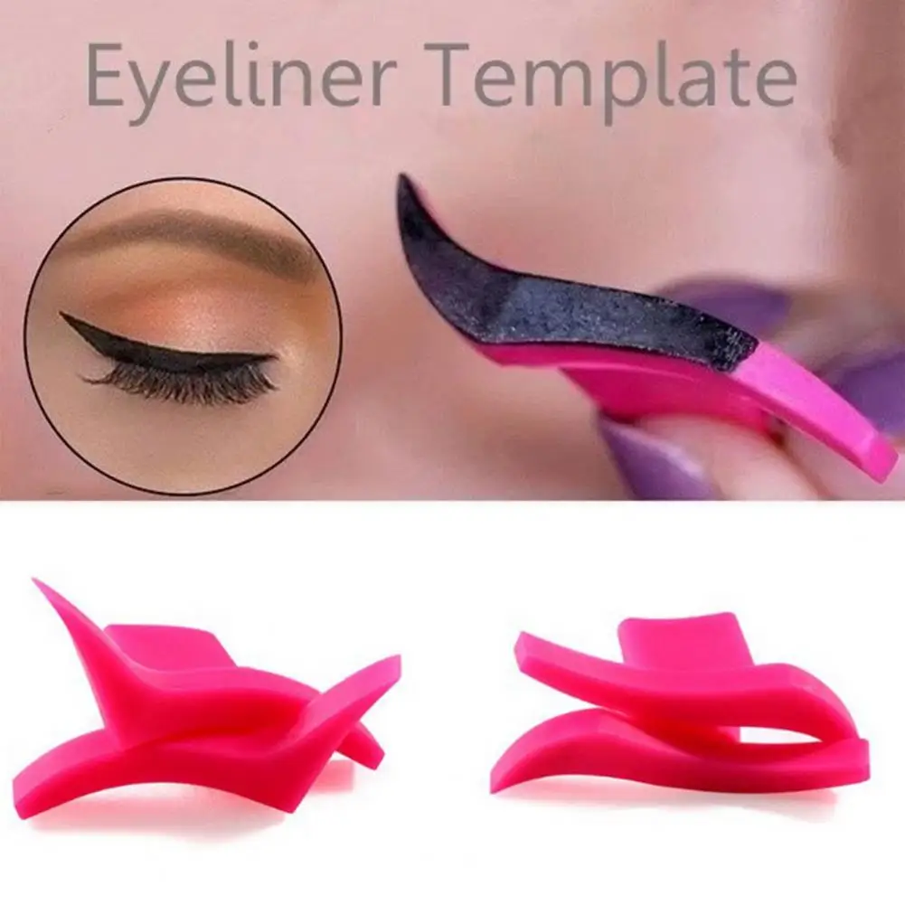1Pair Eyeliner Stamp Template Stencil Models Professional Makeup New Wing Style Easy To Makeup Eye Wing  for Women