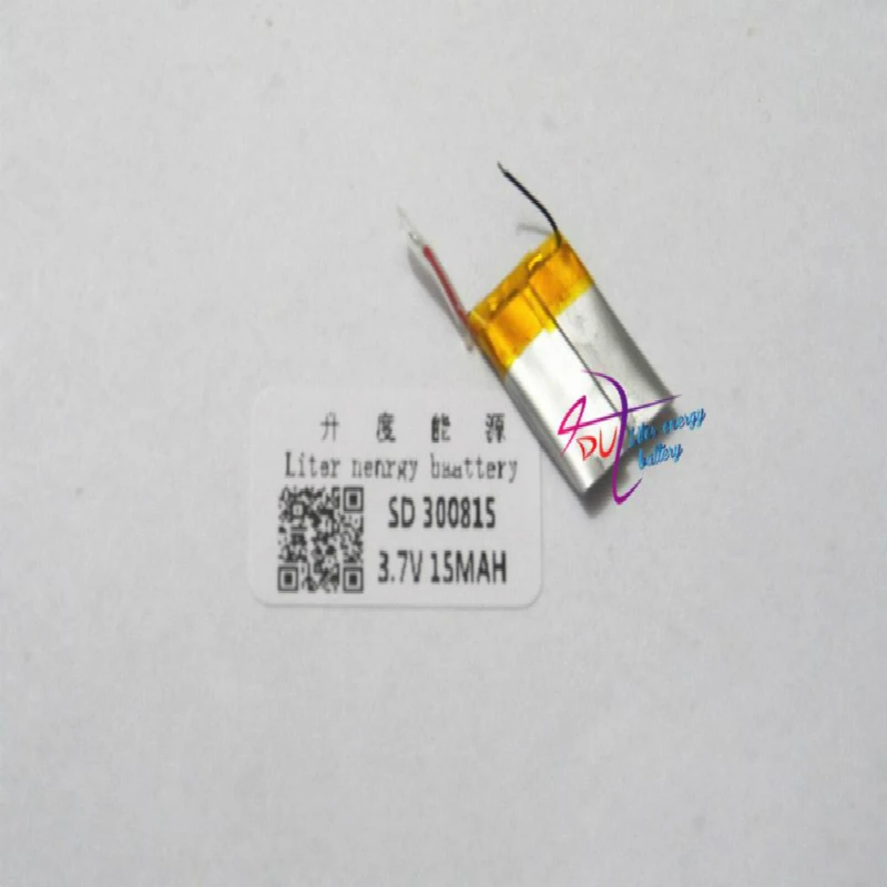 Литровый аккумулятор 300815 030815 3 7 V 15MAH ультра маленький полимерный