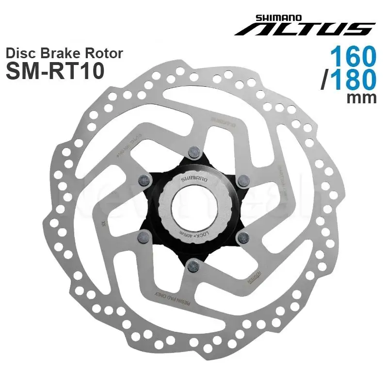 

SHIMANO ALTUS M2000 SM-RT10 ротор дискового тормоза-центральный замок-180/160 мм оригинальные детали