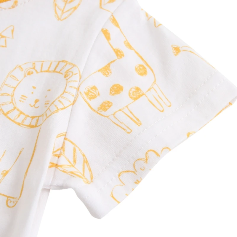 

2pcs Summe Baby Girls Clothes Set Newborn Baby Short Sleeve T-Shirt +Casual Pants Baby Boys Homewear Clothing Outfits 1-3Years