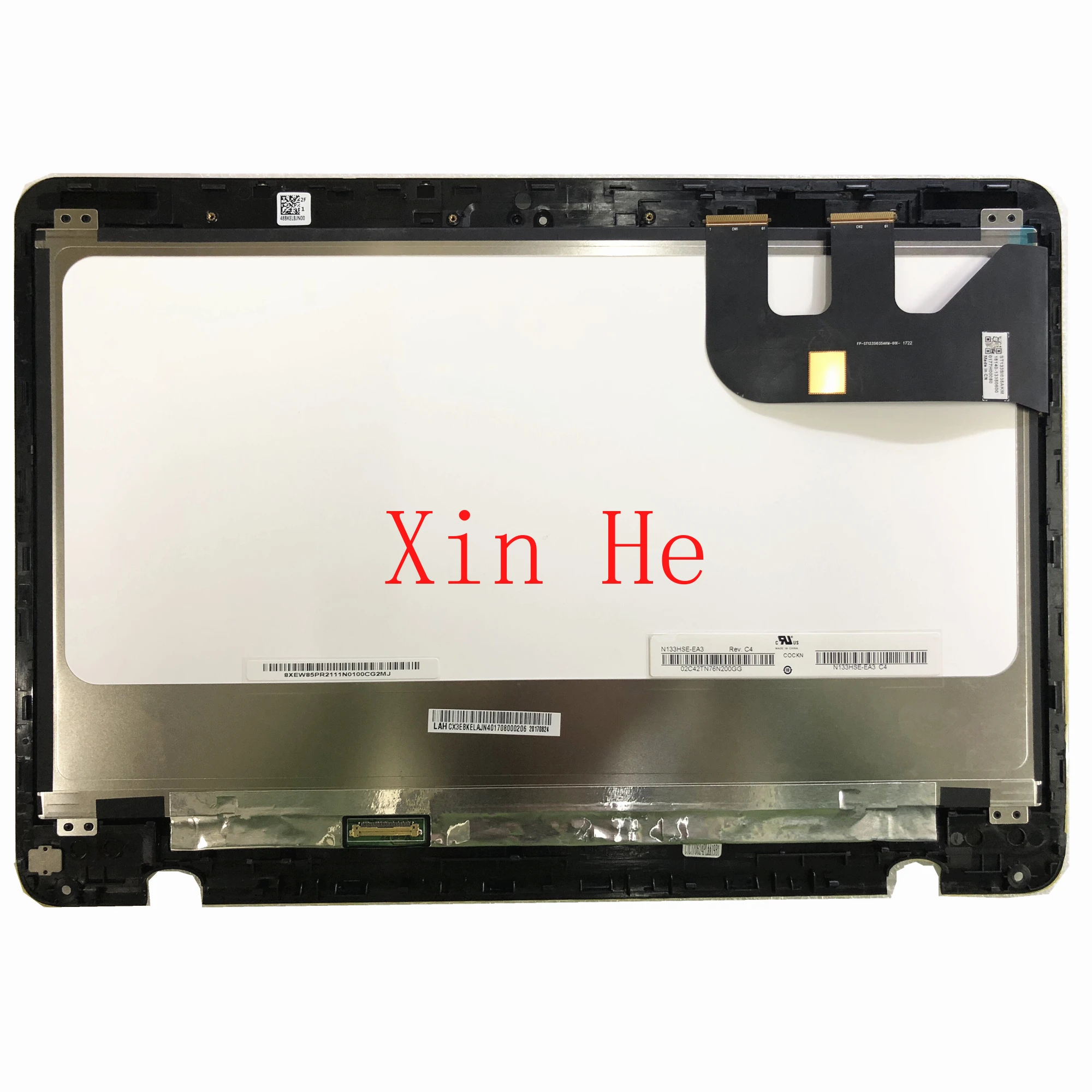 

N133HSE-EA3 13.3" Laptop LCD Touch Screen Digitizer Assembly For Asus Q304 Q304UAK P/N: 90NB0AL3-R20020 FP-ST133SI035AKM-01X