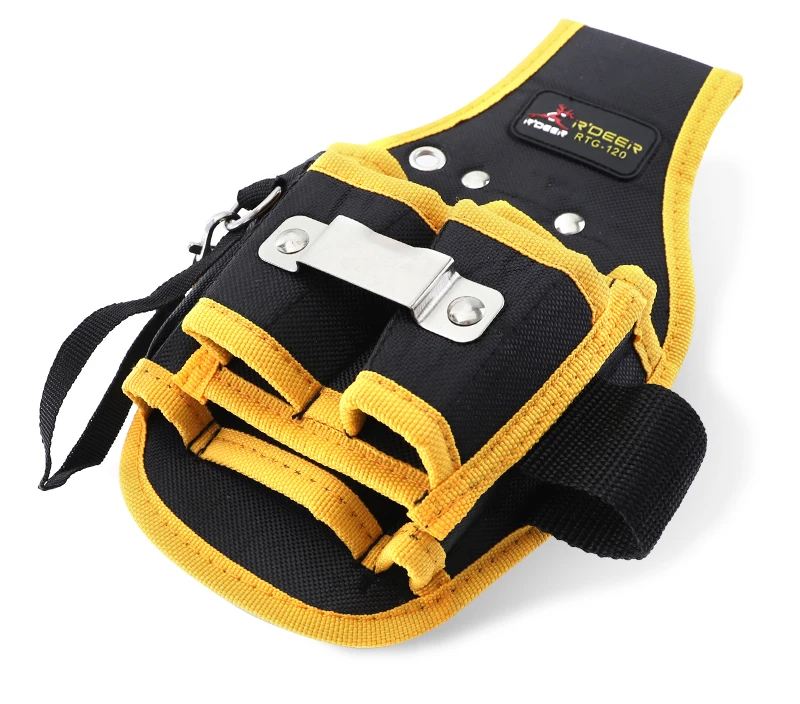 Tool Belt Oxford Cloth Waist Tool Bag Electrician Tool Holder Belt With Multiple Pockets