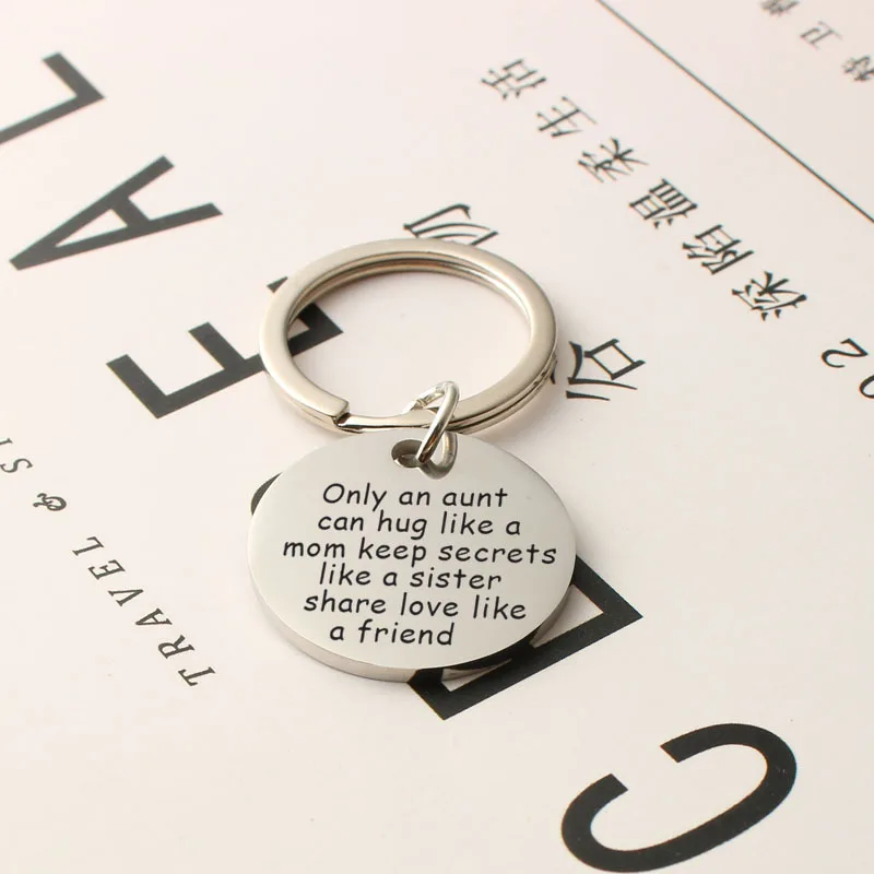 Новый стиль брелок из нержавеющей стали в подарок на День Благодарения для семьи