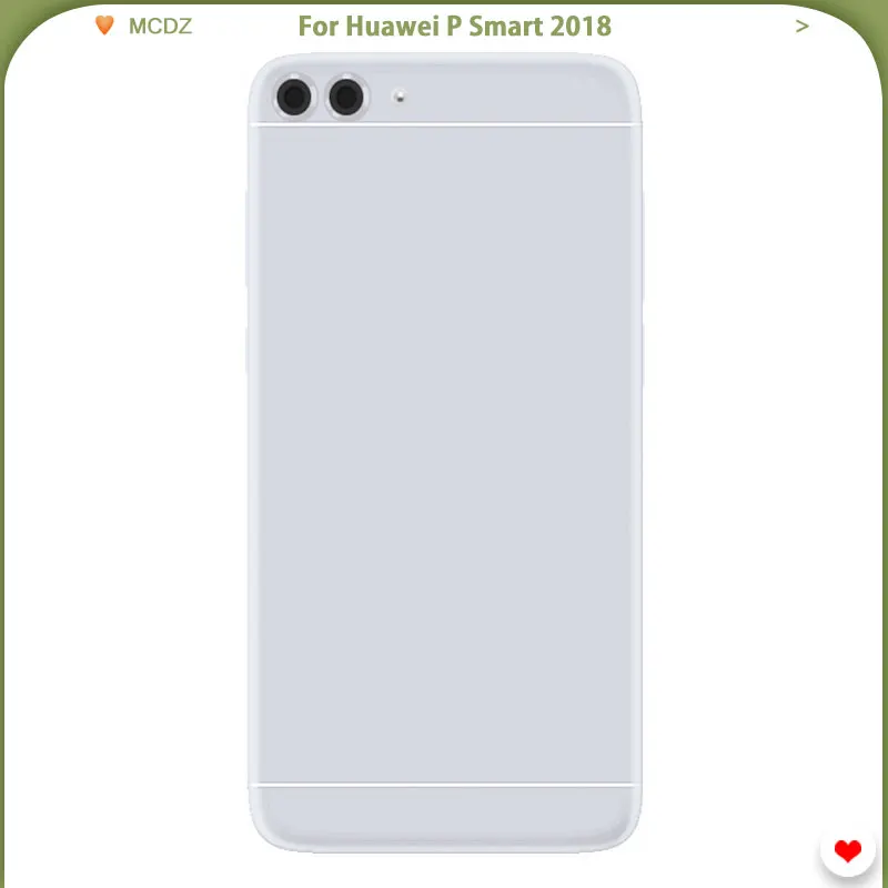 Для смартфона Huawei Enjoy 7 S/P 2018 задняя крышка корпуса + рамка для камеры Боковая