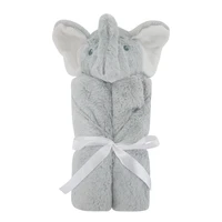 baby plush blankets stroller comforter winter newborn bed sheet grey elephants kid boy girl swaddle wrap cobertor infantil quilt