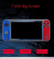 coolbaby 7 inch big screen retro game console built in 3000 game joystick handheld game console for gbcnes sega sfc game