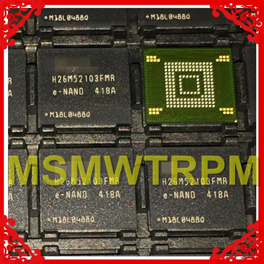 H26M52103FMR BGA153Ball Встраиваемая мультимедийная карта памяти 16 Гб мобильный телефон памяти и бывший в употреблении припаянные шарики Проверка прошла успешно