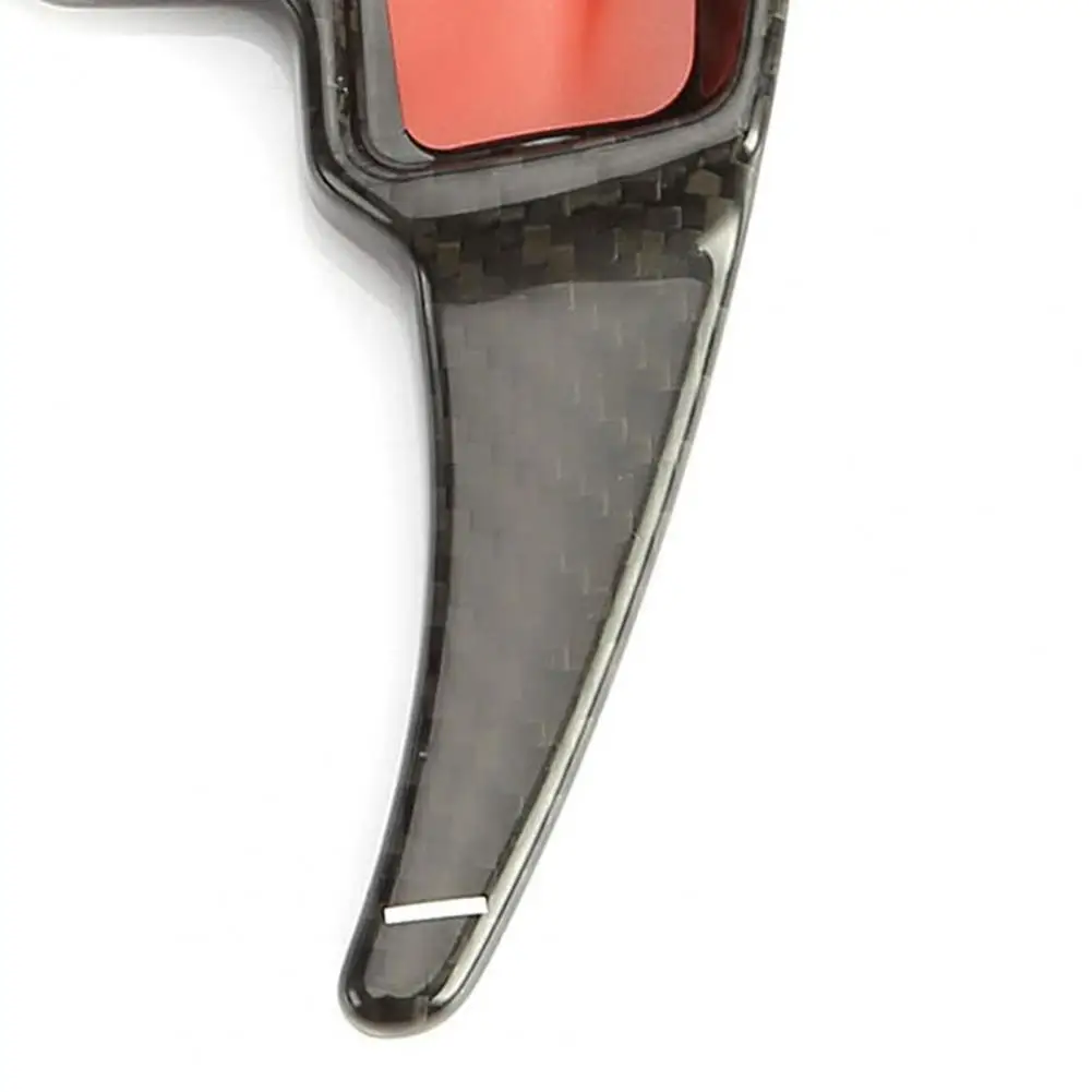 

2Pcs Car Interior Trim Carbon Fiber Steering Wheel Shift Paddle Sticker for Mercedes-Benz C GLA- GLK E GL- ML SL 550 SLK 1.8T