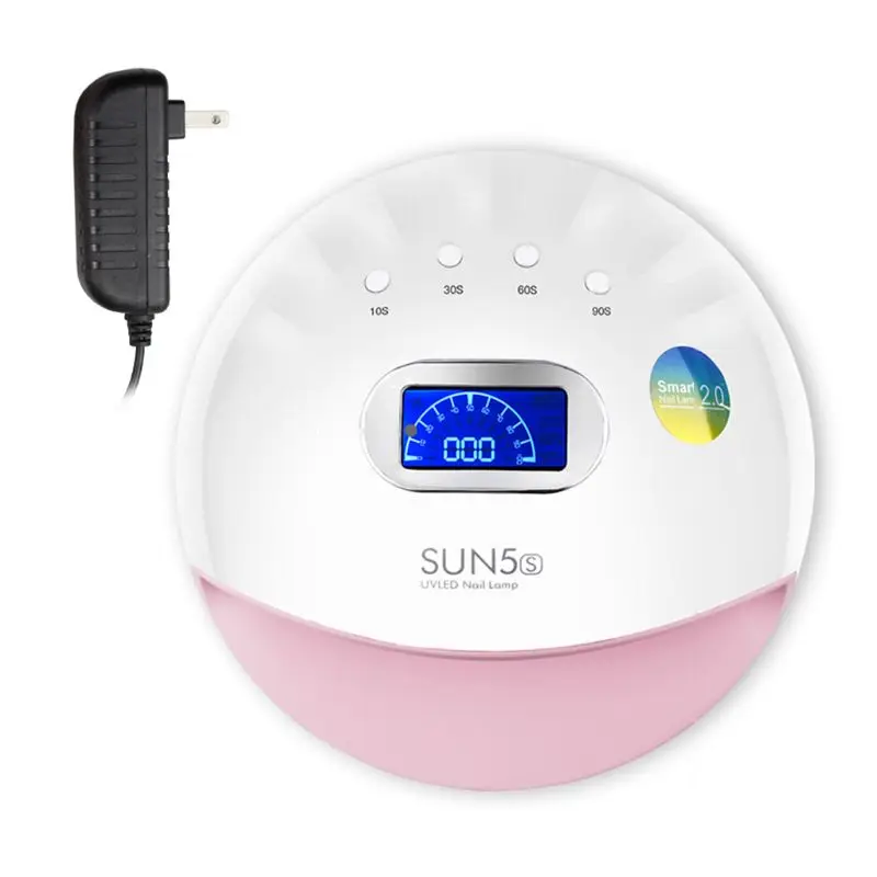 

72 Вт USB UV 30 Светодиодная лампа для сушки ногтей автоматический сенсорный ЖК-монитор для маникюра гель лак полировка 4 настройки таймера инст...