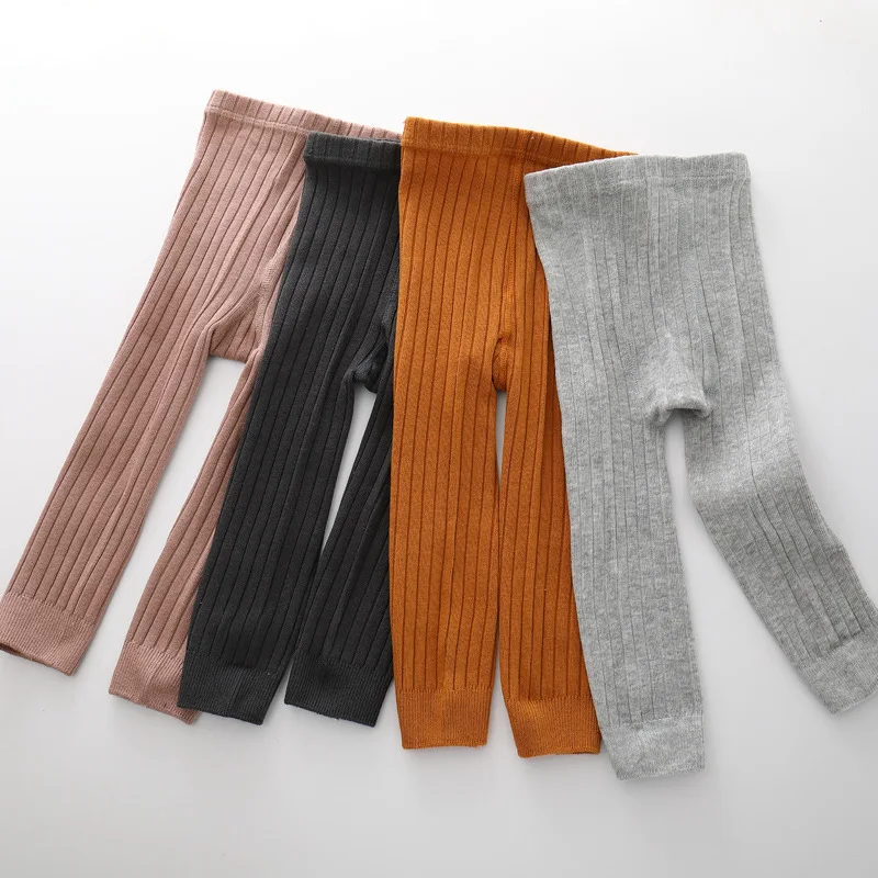 2021 г. Лидер продаж эластичные лосины Брюки для маленьких девочек весенне осенние
