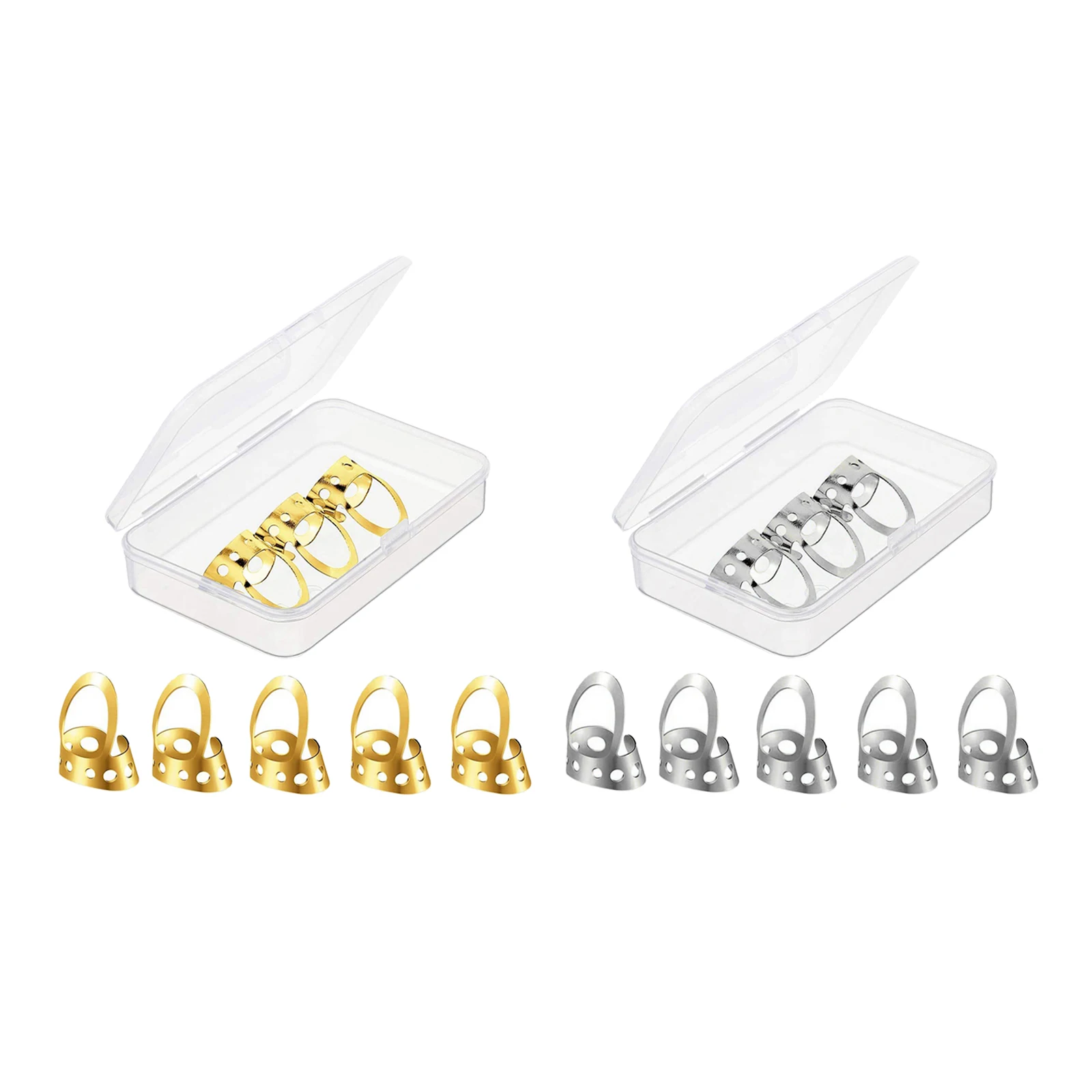 

8pcs Guitar Plectrums Thumb Finger Picks for Acoustic Electric Bass Guitar Ukelele String Instruments