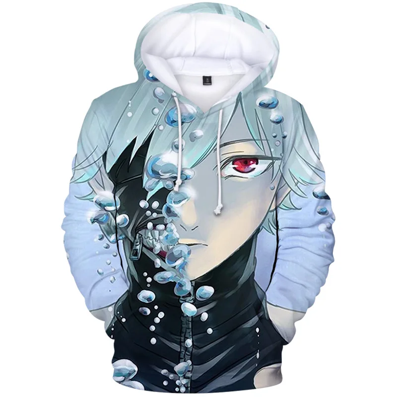 

Anime Tokyo Ghoul 3D Print man Hoodie Sweatshirt Boys Girls Casual Pullovers Children Autumn Winter Oversize cosplay Clothes