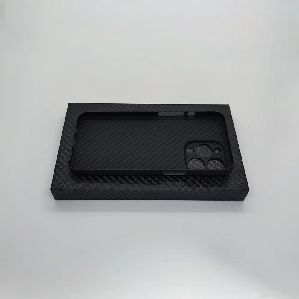 Funda de fibra de carbono para iPhone, protector ultrafino para tel&eacute;fono iphone 13 pro max, mini 13 pro-2
