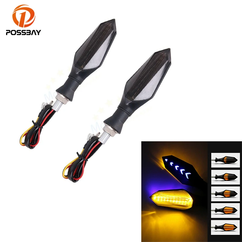

Motorcycle Turn Signals LED Lights Indicators Stop Signal Lamp for Honda Yamaha Suzuki Kawasaki Chopper Motorcycle Accessories