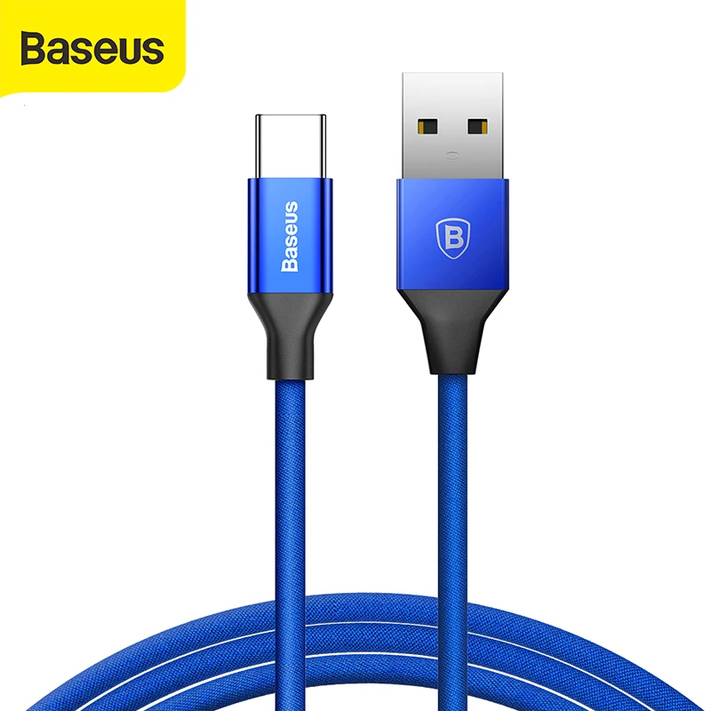 Baseus USB Type C кабель для Samsung galaxy s9 plus note 8 3A быстрой зарядки передачи данных huawei mate 10