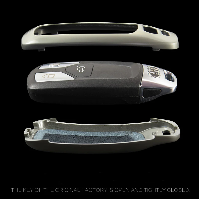 

Zinc Alloy Car Key Cover Case Key Case For AUDI A4 B9 Q5 Q7 TT TTS 8S 2016 2017 Car Smart Remote Car Styling
