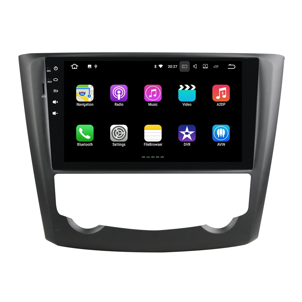 Eunavi 1 Din 9'' Quad core Android 7.1 Car GPS Navigation Radio Stereo For Renault Kadjar 2015 2016 2G RAM WIFI RDS Bluetooth |