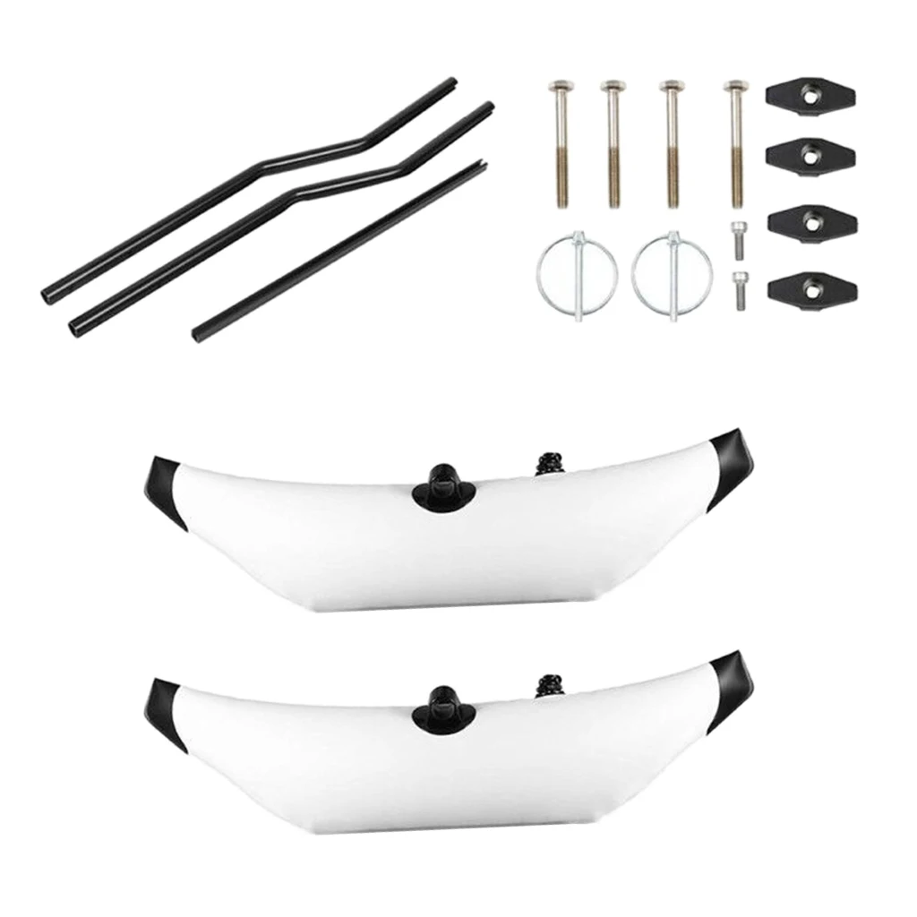 Kayak Inflatable Stabilizer Boat Stand Buoy Mount Pole Clip Clamp Floats