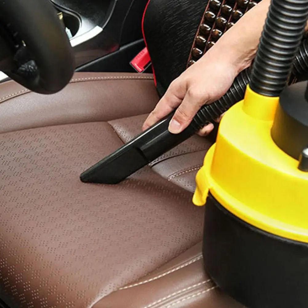 

Universal Vacuum Cleaner With Powerful Suction: Wet Dry Canister Vacuum Cleaner 12V 60W High Power Portable Car Vacuum Cleaner