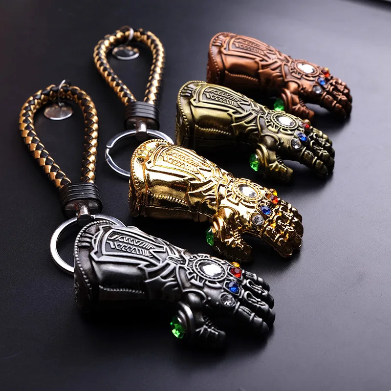 Панк властителя мужской идентификационный элемент инкрустированный цирконием