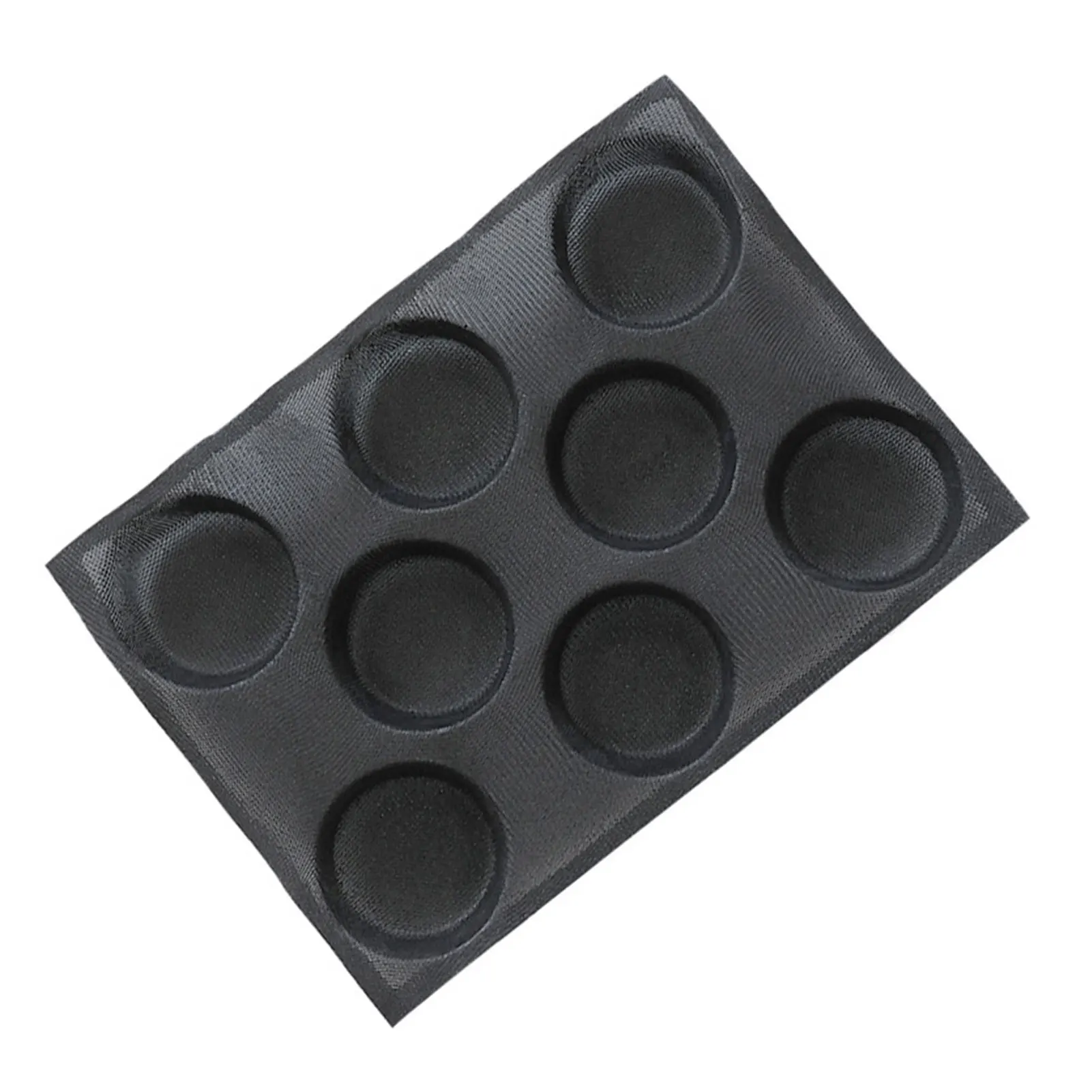 

8-круглая черная силиконовая форма для торта, противень для выпечки, антипригарный дышащий пресс для бургеров в форме фотографа для домашне...