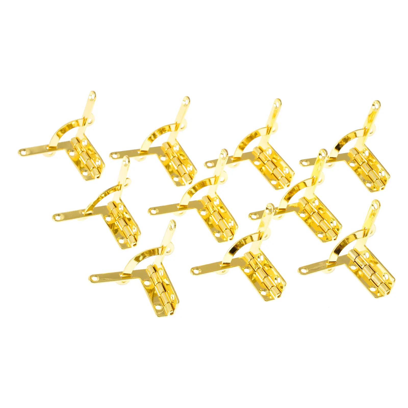 10 шт деревянная коробка с петлей кронштейн Античная бронзовая бижутерия грудь